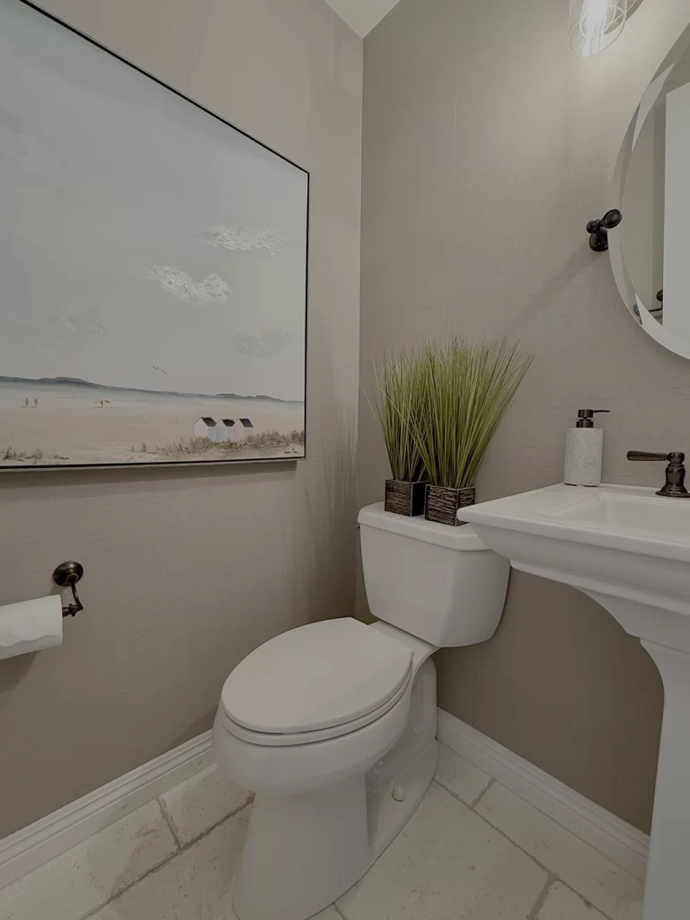 LGE Prime plumber installing a new toilet